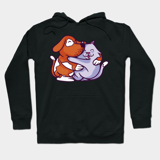 dog Cat Hoodie by zaher97